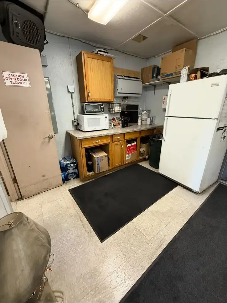 Breakroom cleaned and organized