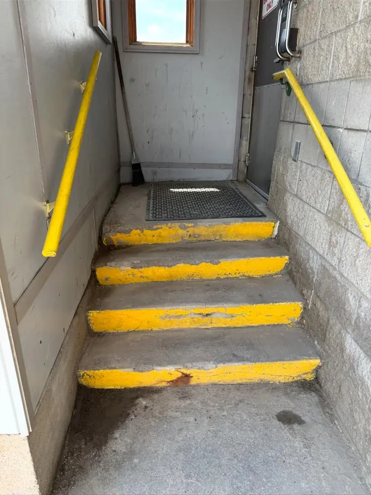 Clean hallway area